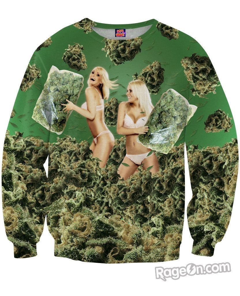 420 Pillow Fight Sweatshirt