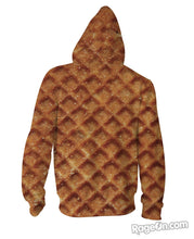 Wafer Waffle Zip-Up Hoodie