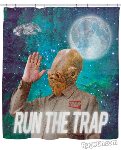 Admiral Ackbar TRAP Shower Curtain