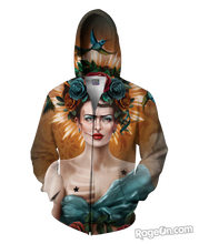 Frida Long Zip-Up Hoodie