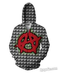 Anarchy Stud Zip-Up Hoodie