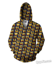 Pikachu Emotion Zip-Up Hoodie